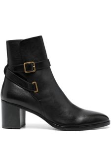 Saint Laurent bottines Dorina 70 mm à détail de boucle - Noir