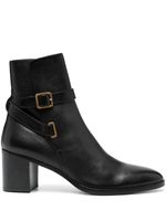 Saint Laurent bottines Dorina 70 mm à détail de boucle - Noir - thumbnail