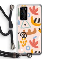 Abstract: Huawei P40 Transparant Hoesje met koord