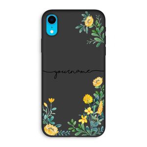 Gele bloemen: iPhone XR Biologisch afbreekbaar hoesje