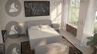 Opberg boxspring 160 x 200 cm- stofkleur 1734