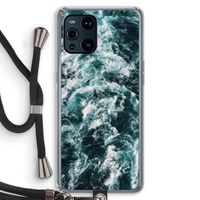Zee golf: Oppo Find X3 Transparant Hoesje met koord