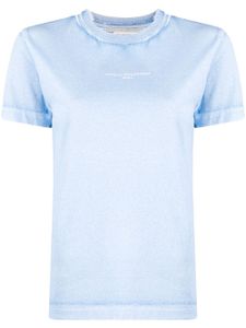 Stella McCartney t-shirt à logo - Bleu