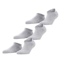 FALKE Cool kick sneaker sokken 3-paar grijs - thumbnail