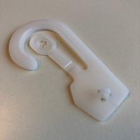 Cliphaak PP 38x72 groot plooibaar 1000st