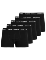 Jack and Jones 5-Pack heren boxershort - Electric Blue - Zwart heren ondergoed - Katoenen onderbroeken