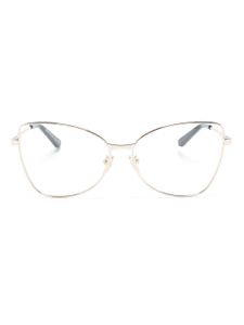 Balenciaga Eyewear lunettes de vue à monture géométrique oversize - Or