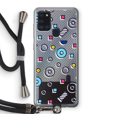 8-bit N°9: Samsung Galaxy A21s Transparant Hoesje met koord