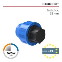 Kirchhoff PP eindstuk, 32 mm, klemkoppeling voor HDPE - 984846717