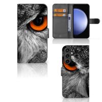 Samsung Galaxy S23 FE | Telefoonhoesje | Met pasjeshouder | Uil