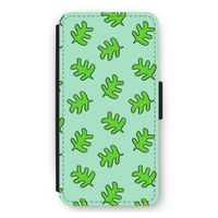 Groene blaadjes: iPhone 11 Pro Max Flip Hoesje