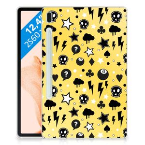 Tablet BackCover Samsung Galaxy Tab S7FE Punk Geel