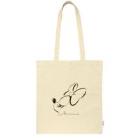 Stoffen tas Minnie Mouse Natural Beige