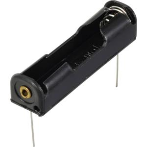 TRU COMPONENTS TC-13220560 Batterijhouder 1 AAA (potlood) Contactpolen (l x b x h) 50 x 13 x 12 mm