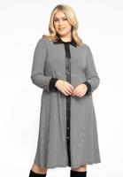 Yoek Blouse-jurk | Zwart | Maat 42/44