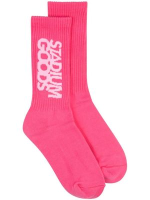 STADIUM GOODS® chaussettes à logo - Rose