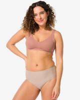 HEMA Medium corrigerende slip hoge taille beige (beige)