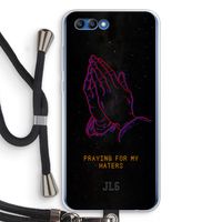 Praying For My Haters: Honor 10 Transparant Hoesje met koord