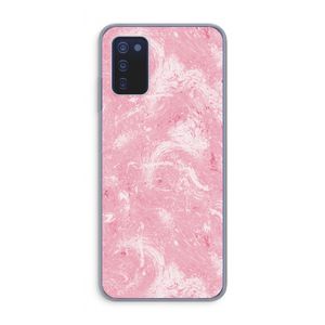 Abstract Painting Pink: Samsung Galaxy A03s Transparant Hoesje