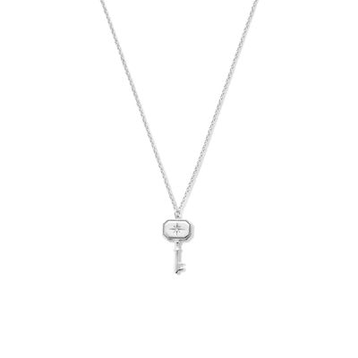 Ketting Sleutel zilver 1,2 mm 41 + 4 cm