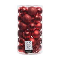 Kerstballen Decoris Rood 37 Onderdelen