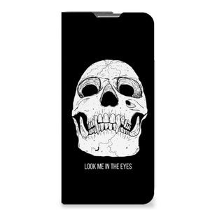 Mobiel BookCase OPPO Find X5 Pro Skull Eyes