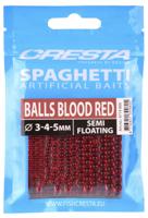 Cresta Spaghetti Balls 15St. Blood Red - thumbnail