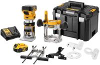DeWalt DCW604P2 | Accu bovenfrees/kantenfrees | 18V | 5.0Ah | Li-Ion | Set - DCW604P2-QW