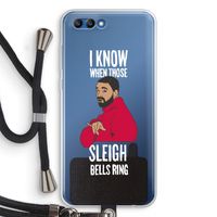 Sleigh Bells Ring: Honor 10 Transparant Hoesje met koord
