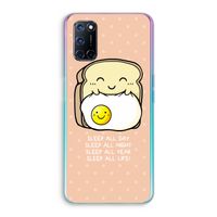 Sleep All Day: Oppo A52 Transparant Hoesje