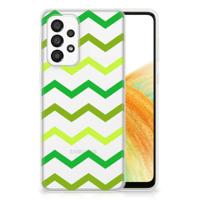 Samsung Galaxy A33 5G | TPU bumper | Zigzag Groen