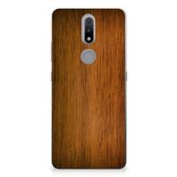 Nokia 2.4 | Bumper Hoesje | Donker Hout