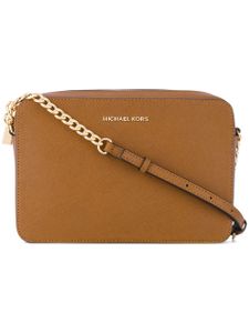 Michael Michael Kors zipped crossbody bag - Marron