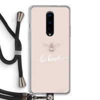 Be(e) kind: OnePlus 8 Transparant Hoesje met koord