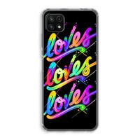 Loves: Samsung Galaxy A22 5G Transparant Hoesje