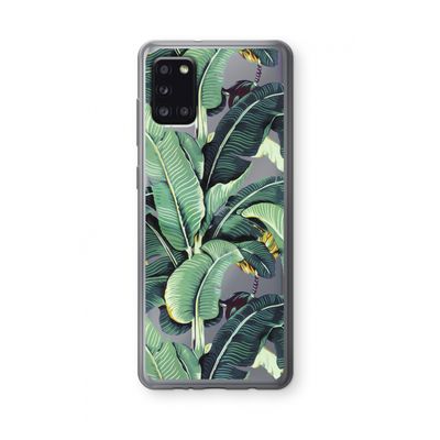 Bananenbladeren: Samsung Galaxy A31 Transparant Hoesje