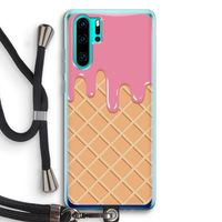 Ice cream: Huawei P30 Pro Transparant Hoesje met koord
