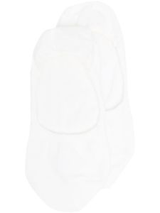Falke chaussettes à logo en maille intarsia - Blanc