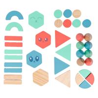 BS Toys houten bouwstenen - 38dlg.