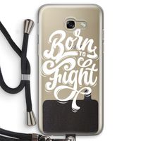 Born to Fight: Samsung Galaxy A5 (2017) Transparant Hoesje met koord