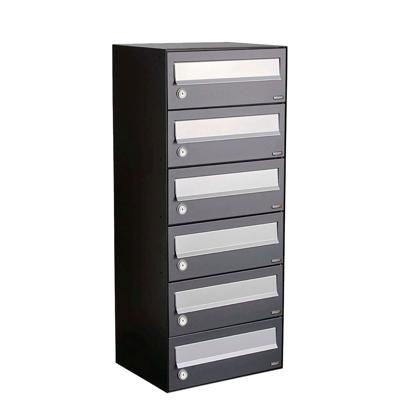 Allux Hive Set 1-Breed, 6-Hoog Antraciet - 40030065_1x6