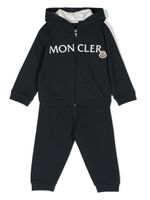 Moncler Enfant survêtement à logo imprimé - Bleu - thumbnail