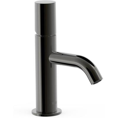 Wastafelkraan Tres Study | Opbouw | Mengkraan | Standaard model | 1-knop | Rond | Black metal