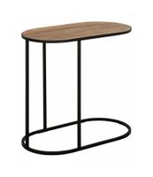 DTP Home Ovale Laptoptafel 'Terra' Teakhout, 65 x 35cm, kleur Naturel