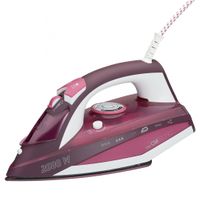 Clatronic DB 3705 Stoomstrijkijzer Keramische zoolplaat 2600 W Roze