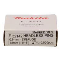 Makita F-32142 Pin vk 18mm RVS Makita F-32142 Pin vk 18mm RVS