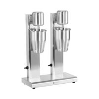 Milkshaker - dubbel - 2 x 1 L - 15.000 rpm - Roestvrij staal