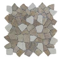 Stabigo Mosaic Y mix yucatan brown - cream 30x30 cm Stabigo Mosaic Y mix yucatan brown - cream 30x30 cm