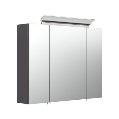 Spiegelkast Aron Antraciet 80 cm