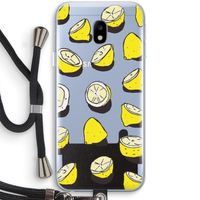 When Life Gives You Lemons...: Samsung Galaxy J3 (2017) Transparant Hoesje met koord When Life Gives You Lemons...: Samsung Galaxy J3 (2017) Transparant Hoesje met koord